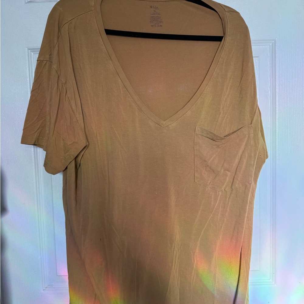 Kyte BABY Women's Short Sleeve Tee - Mustard Yellow